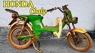 1980 Honda Chaly Frame Restoration | Honda Chaly CF50 Restoration Part2