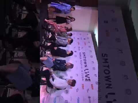 180406 SMTown Live In Dubai Press Conference (Live from @Platinumlist on Periscope)