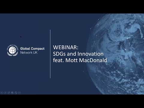 Webinar: SDGs & Innovation feat. Mott MacDonald