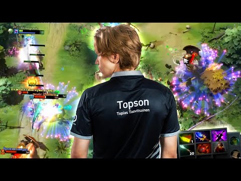 When Topson decides to have fun with IO mid...