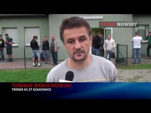 Klasa okręgowa: Tomasz Babuchowski (KS 27 Gołkowice) po meczu z Gaszowicami