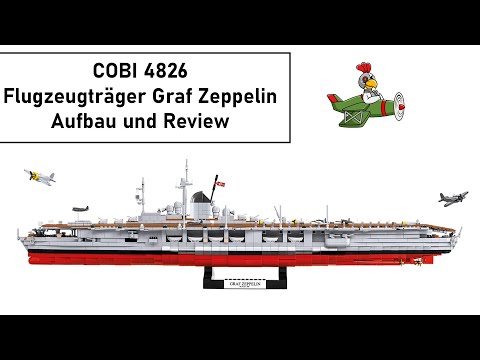 COBI 4826 🛳 Flugzeugträger Graf Zeppelin 🛳 Aufbau und Review