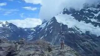 preview picture of video 'View from near Mueller Hut Mt Cook.m4v'