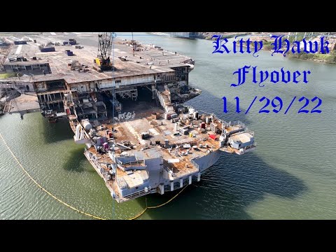 Kitty Hawk Flyover 11/30/22