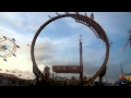 Ring Of Fire Roller Coaster Amusement Park Carnival Ride