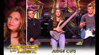We Three: Sibling Band Get HUGE Praise From Martina McBride After THIS! | America&#39;s Got Talent 2018