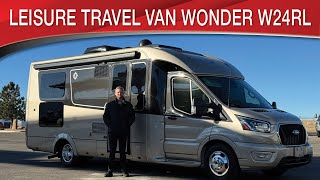 A preview image of the linked video showcasing 2021 Leisure Travel Van Wonder W24RL