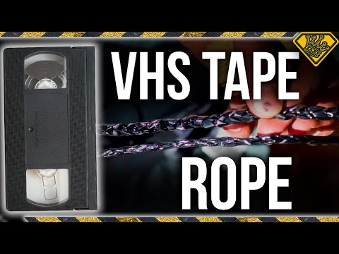 How STRONG is ROPE From VHS Tape? (Movie Mythbusting)