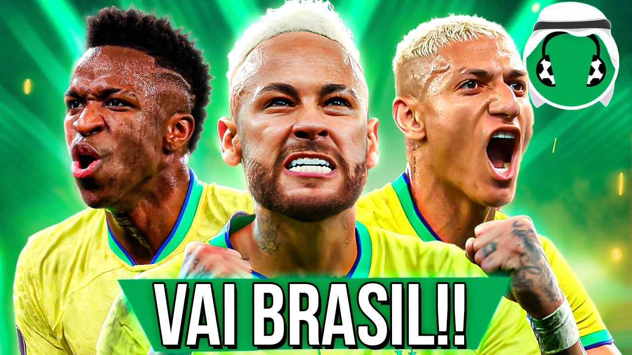 ♫ CHEGOU A HORA, BRASIL! RUMO AO HEXA! 🏆 | Paródia País do Futebol - MC Guimê Part. Emicida