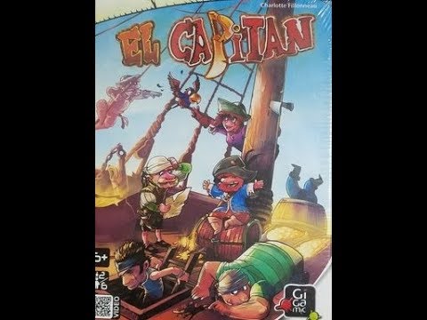 El Capitan Board Game (2014, Gigamic) -- What's Inside