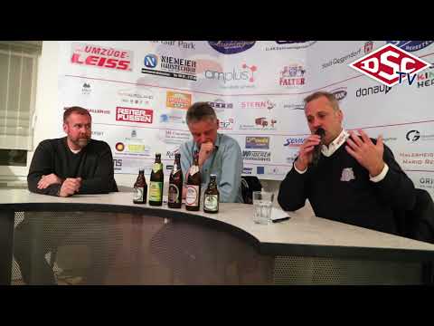 Pressekonferenz Deggendorfer SC - Selber Wölfe Halbfinale Spiel 3