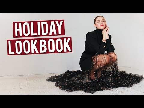 HOLIDAY LOOKBOOK 2018 | New Years & Christmas Party...