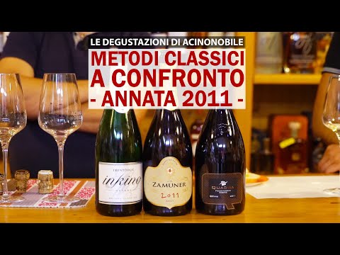 Metodi Classici a confronto | Inkino Trento DOC, Quadra Franciacorta DOCG, Zamuner | Annata 2011