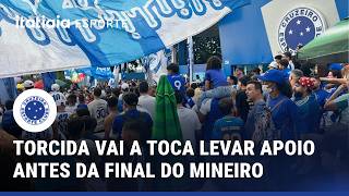 TORCIDA DO CRUZEIRO LOTA TOCA II E APOIA TIME ANTES DE CLÁSSICO DECISIVO COM ATLÉTICO