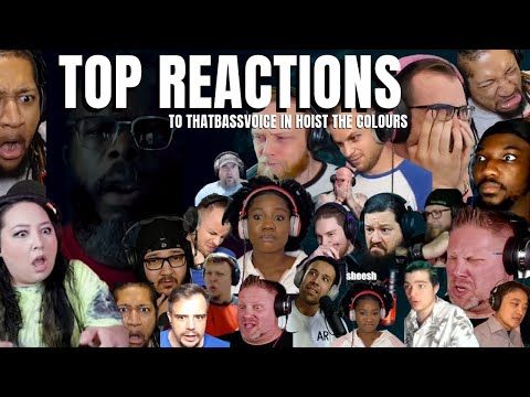 Top Reactions to @thatbassvoice in Hoist The Colours - Bass Singers of TikTok