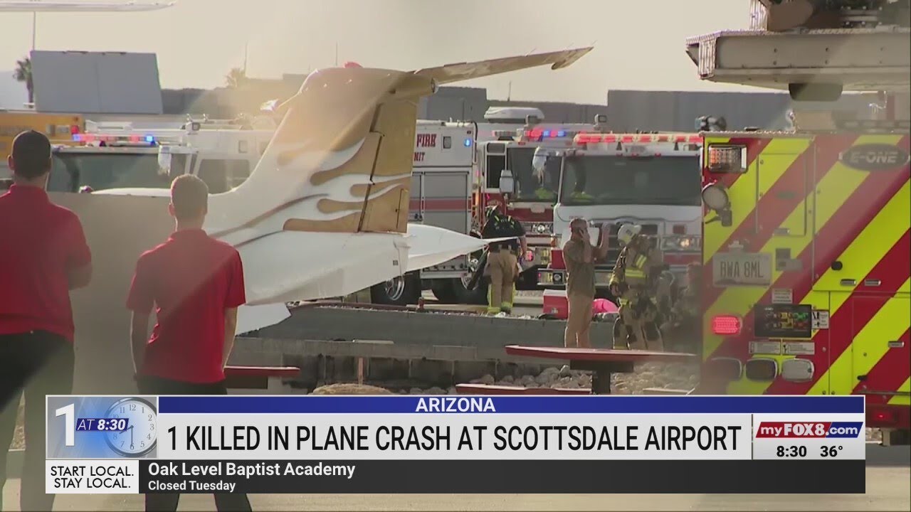 Private jets collide at Arizona airport, killing at least 1 person, authorities say