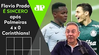 Flavio Prado é sincero após 4 a 0 do Palmeiras: ‘Eu achava o Corinthians favorito’
