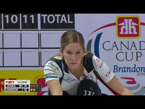 Jennifer Jones vs. Kerri Einarson - 2016 Home Hardware Canada Cup of Curling (Draw 6)