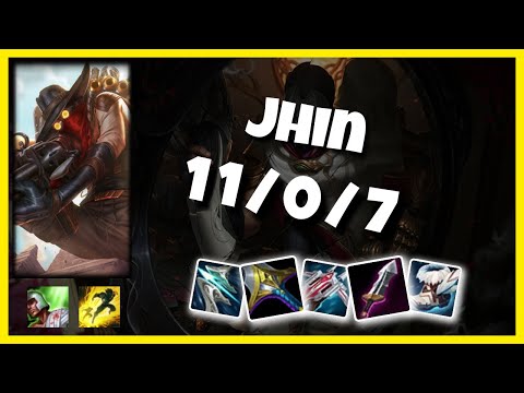 Jhin vs Vayne TURKISH Challenger BOT (11/0/7) - v11.4