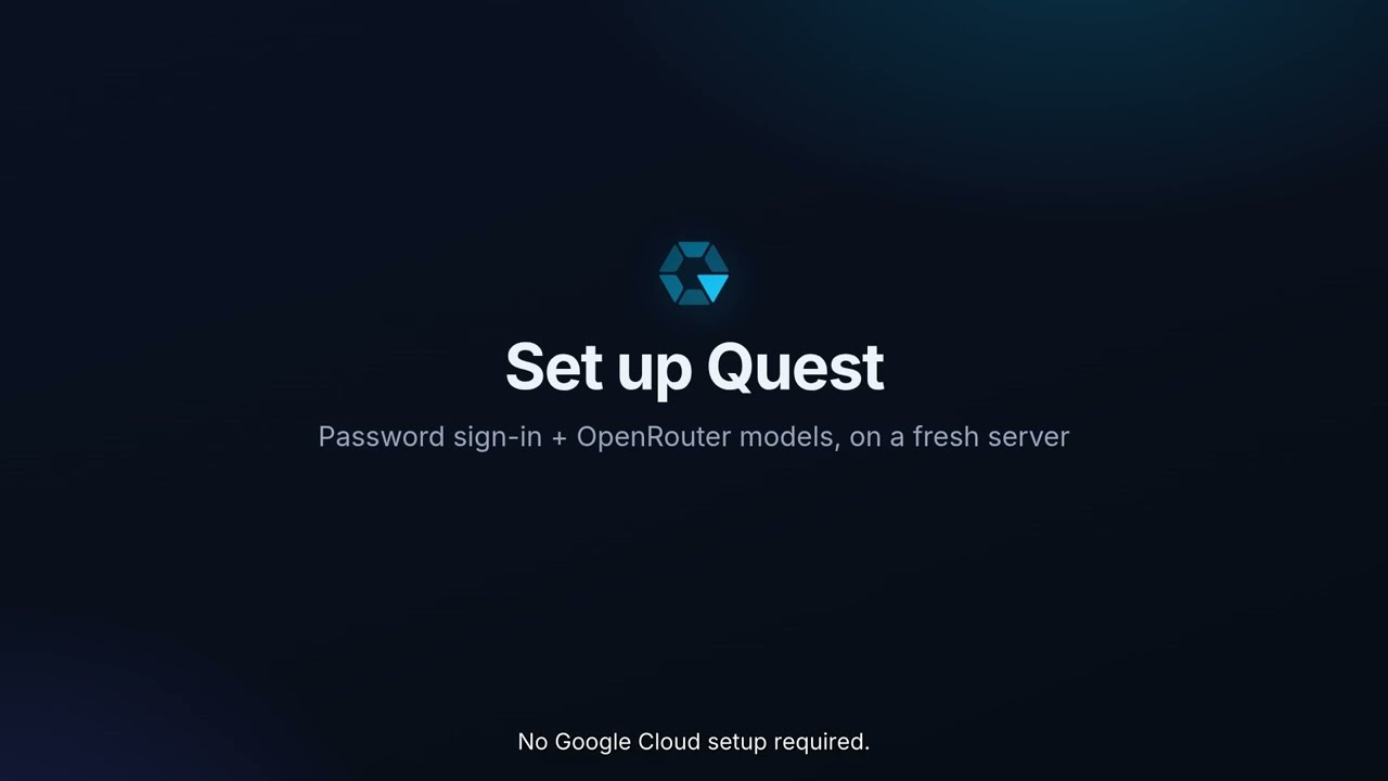 How to quickly setup Quest with OpenRouter (YouTube)