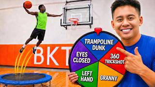 1v1 Mini Basketball But The Wheel Controls Your Move!