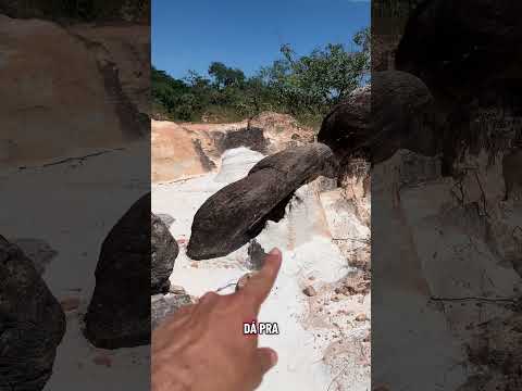 Geologia do Areial no Parque Serra Dourada em Goiás #shorts