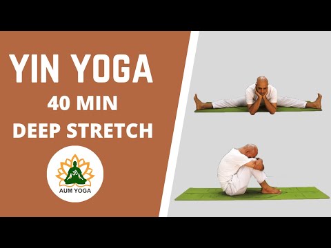 yin yoga with prop | yin yoga for beginners | 40 min yin yoga