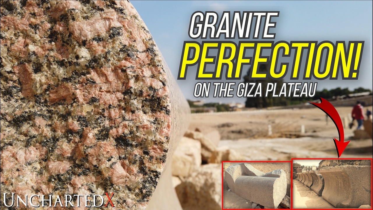 Precision machined granite artifacts on the Giza Plateau - the Cornice and Couch blocks!