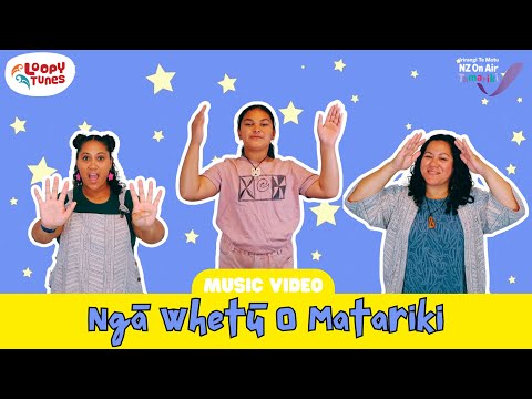 Ngā Whetū O Matariki | Matariki Stars | Bilinugal Māori | Kids Song | Counting | Actions