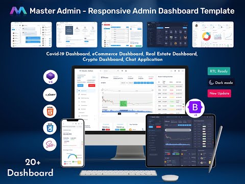 Responsive Admin Template with Bootstrap 5 – Clean & Modern Dashboard UI Design