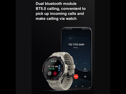 New K22 smartwatch connect with smartphone by Da fit