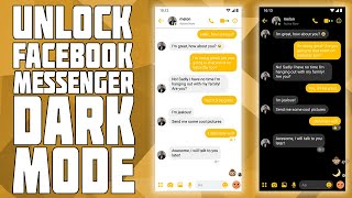 How to Unlock Facebook Messenger Dark Mode!