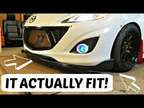 Another Subaru STI Lip on my Mazdaspeed3! (06/07 Vspec)
