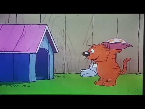 Heathcliff throws pie at Spike