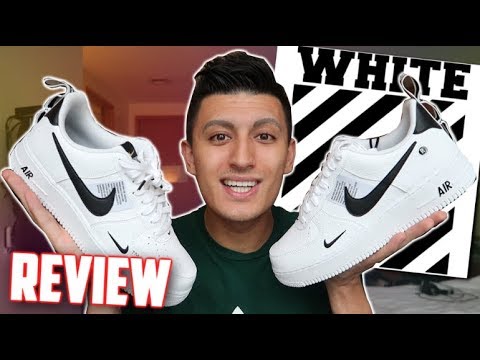 Nike Air Force 1 Low UTILITY REVIEW! (Off-White Inspired?) Video