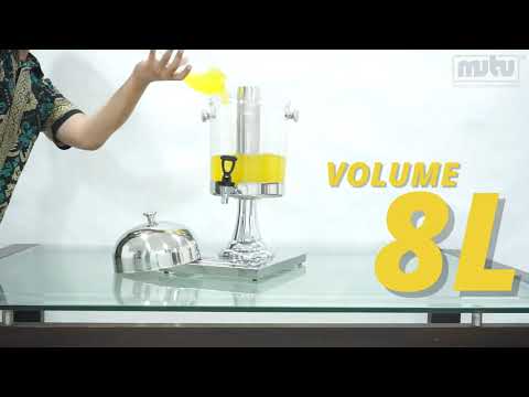 Juice Dispenser Catering Stainless Steel Mutu SJD-8 on Youtube