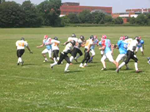 John Ngwenya gets a carry versus Farnham Knights
