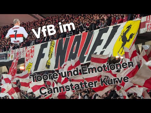 VfB im Finale in Berlin.  VfB - Leipzig 3:1 Halbfinale
