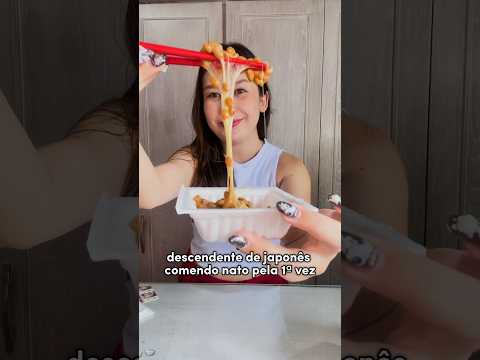 Trying Natto for the first time 😱 #midori