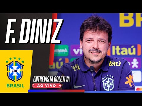 Fernando Diniz AO VIVO! Assista à coletiva do técnico da seleção brasileira
