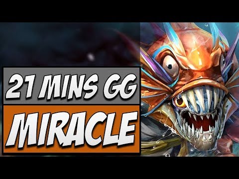 Miracle Slark with 21 MINS GG | Road to Dota 2 2018 ROAD TO TI11