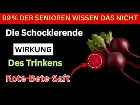 Just 1 cup of beetroot juice: This is how the body changes in seniors over 60!