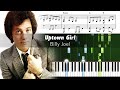 Billy Joel Uptown Girl Piano Tutorial With Sheet Music
