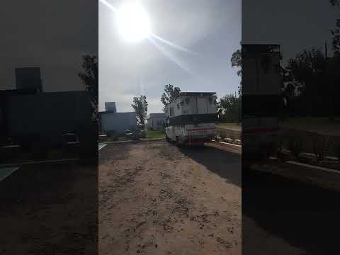 llegamos a Rufino, Santa Fe en un día nublado y ventoso