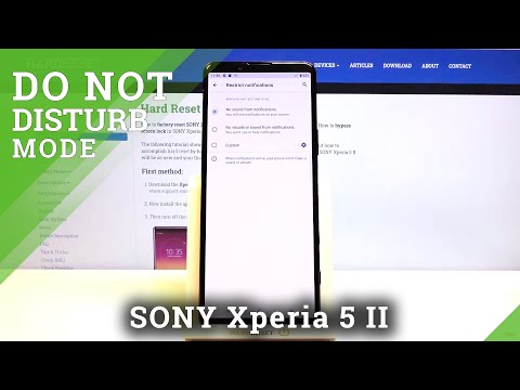 How to Activate DND Mode in SONY Xperia 5 II – Block Sounds & Vibrations