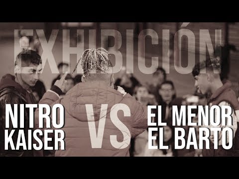 KAISER NITRO vs. EL MENOR EL BARTO - Exhibición (VIDEO OFICIAL): Flama Battles