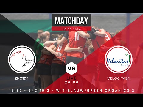 Livestream ZKC'19 | ZKC'19 1 - Velocitas 1 | ZKC'19 2 - Wit-Blauw/Green Organics 2