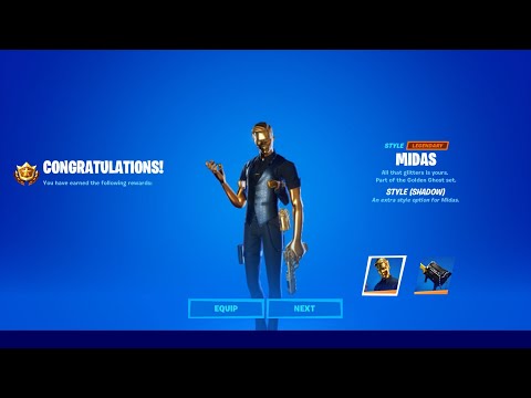 Deliver Legendary Weapons to Shadow/Ghost Dropboxes (Midas outfit) | Fortnite