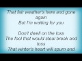 Tracy Chapman - Don't Dwell Lyrics