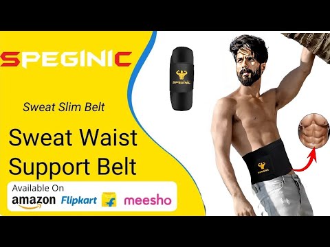 AloneFit Waist Trimmer Belt, Premium Waist Trainer for Men Women